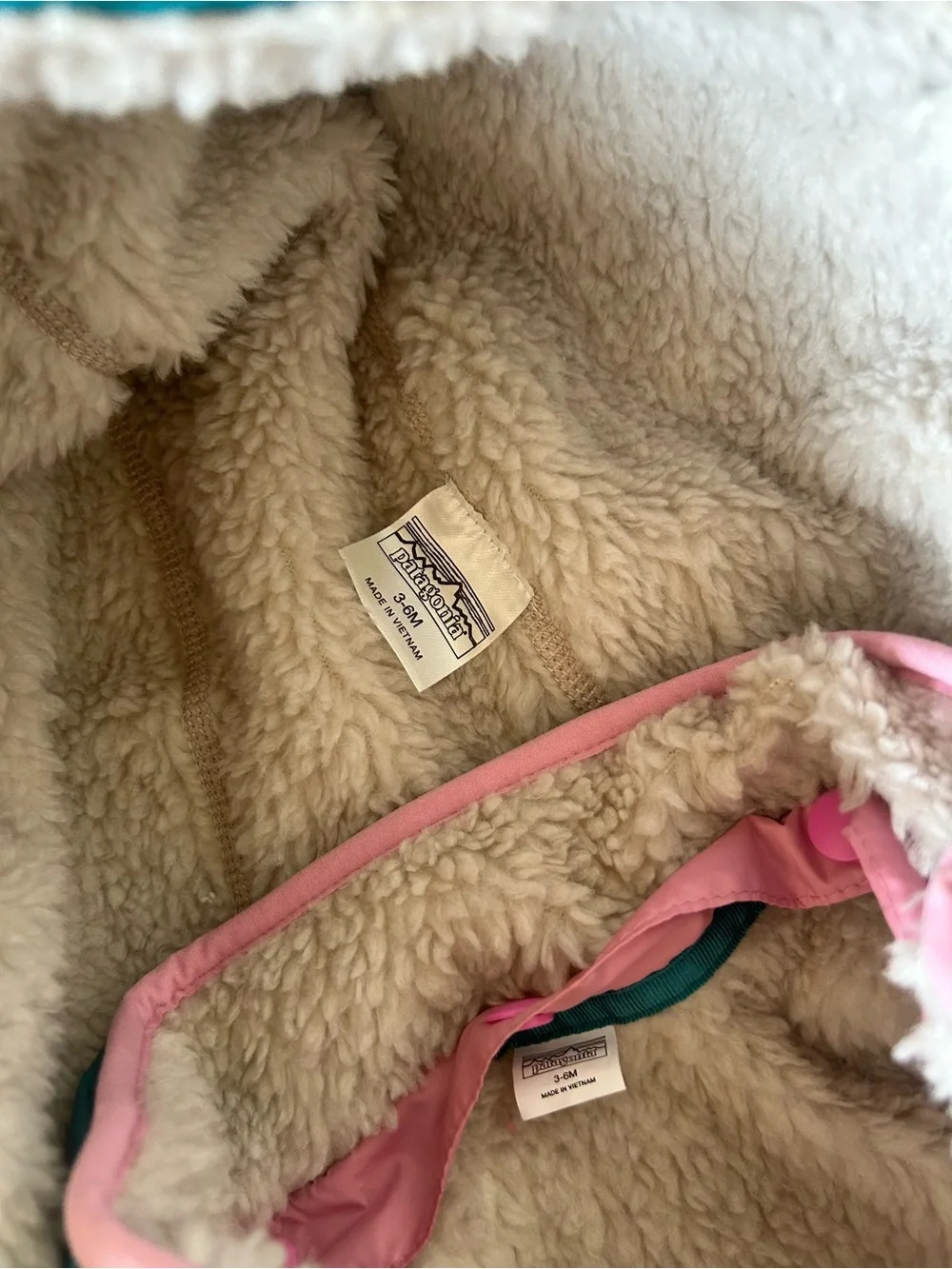 Patagonia Baby Reversible Tribbles Hoody Jacket 3-6 mo